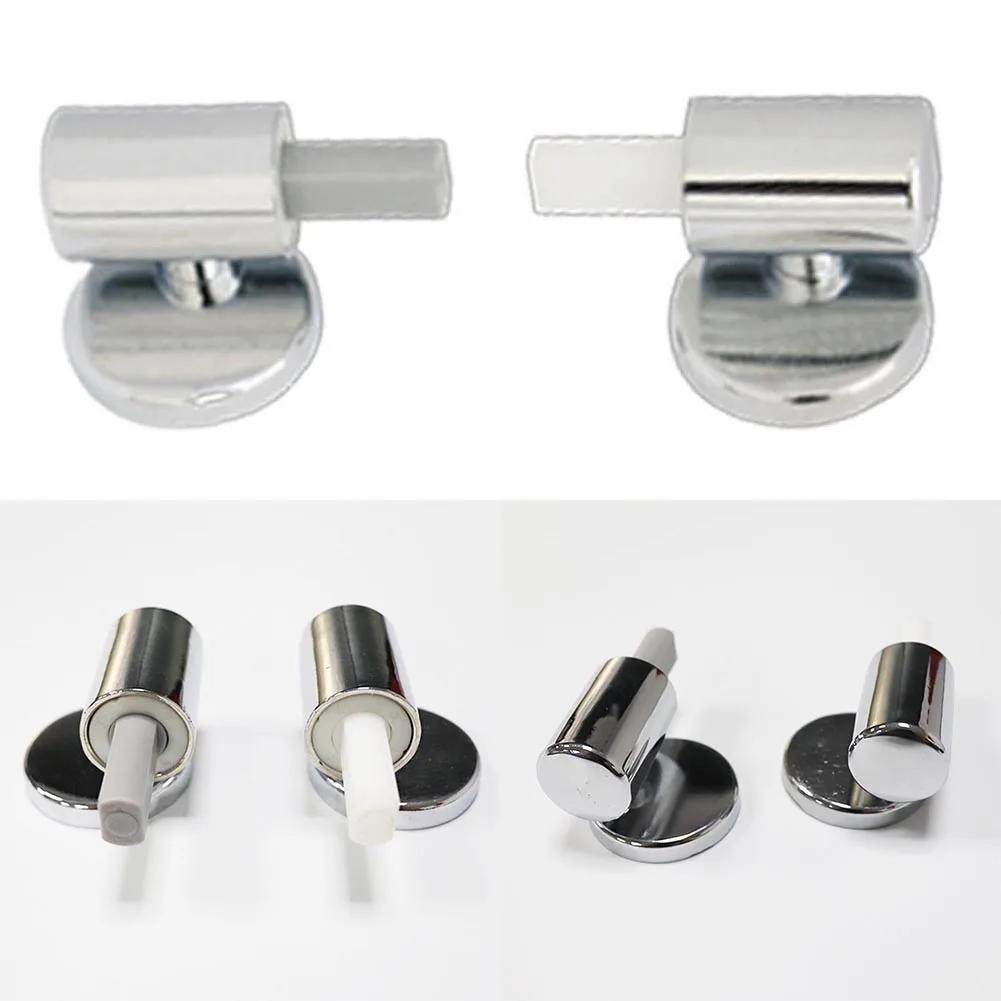 1set Toilet Cushions Hinge Set, Including Replacement Toilet Seat, Cover Hinge, Screw Pin, Hardware Connector, Quick Connector