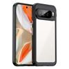 For Google Pixel 10 Pro XL Back Cover WANLONFENG XC Series TPU Acrylic Phone Case with Tempered Glass Film