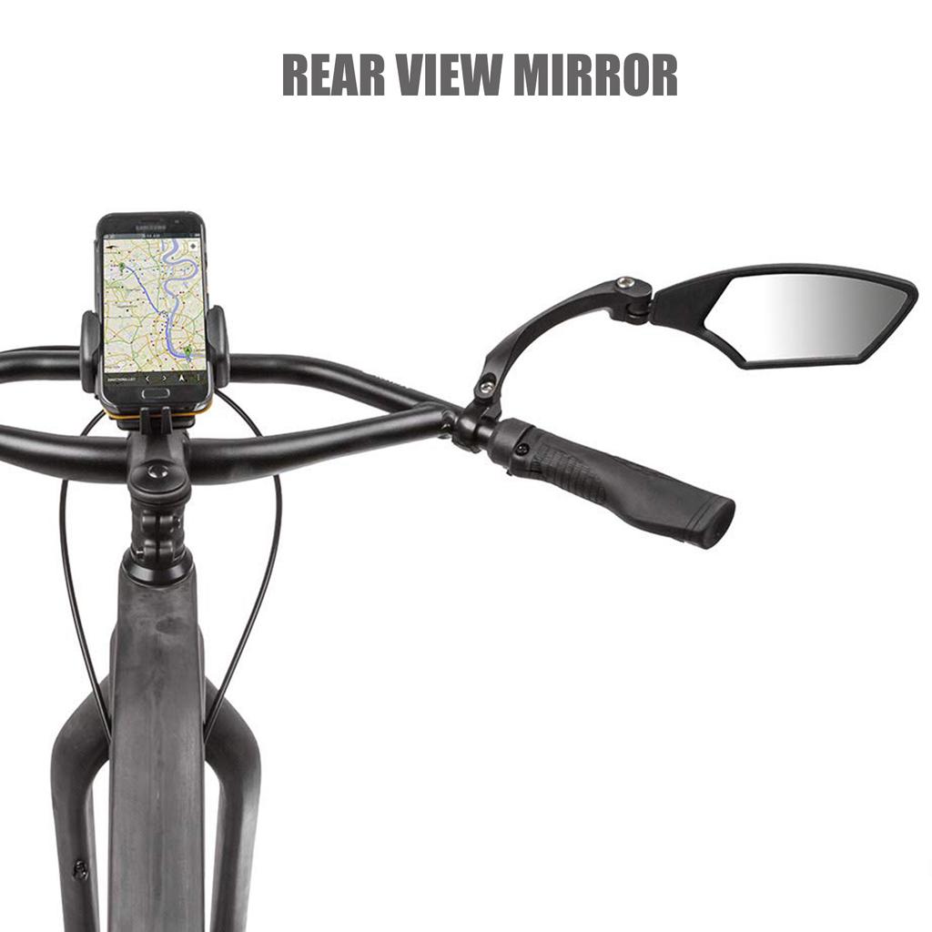Specchietto Retrovisore Ampio Angolo Anti-urto Specchietto Retrovisore per Bicicletta Lente in Vetro HD Angolo Regolabile Riflettore Specchietto Ampio Angolo per Ciclismo