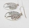 925 Sterling Silver Earring, Tree of Life Earrings, Designer Earrings, Silver Tree of Life Earrings, Gift for Her, Handmade Earrings