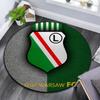 Legia Warsaw pattern round rug,Carpet Rug for Living Room Bedroom Playroom ,Non-slip Floor Mat,Holiday Gifts and Birthday Gifts.