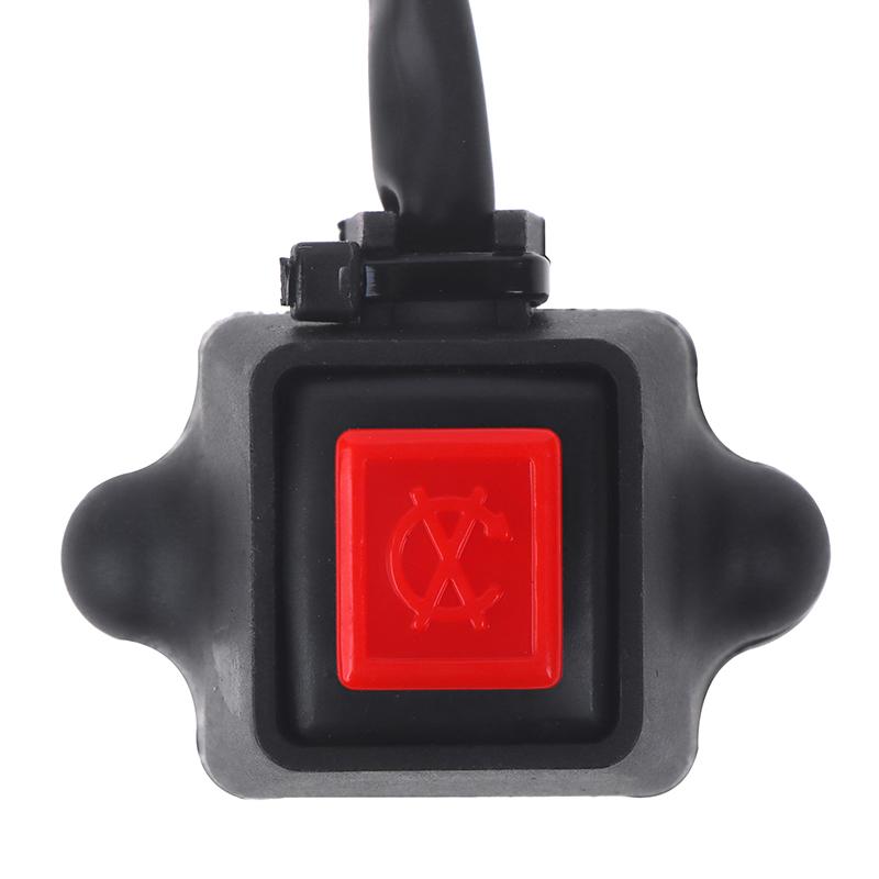 Durable Atv Motorcycle Dual Sport Quad Start Horn Kill Off Stop Switch Button Motorbike Accessories Control Handle Switches