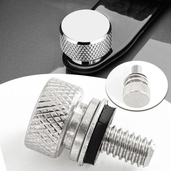 Rear Fender Seat Screw Bolt Nut Mount Knob Fit For Harley Davidson w/ 1/4'' New