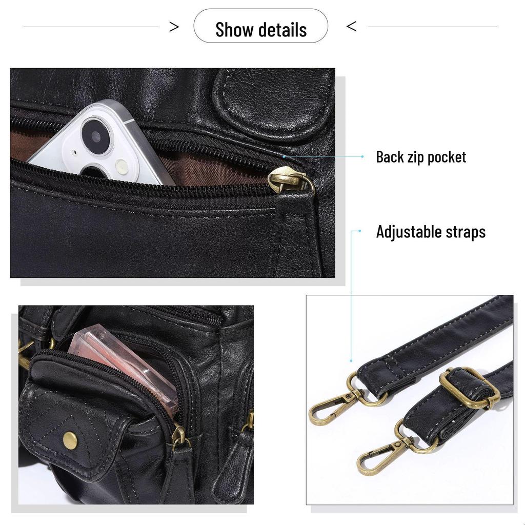 Borsa a tracolla tote in morbida pelle vintage Y2K: Stile Europeo e Americano, Borsa a Spalla Singola Versatile per Donna
