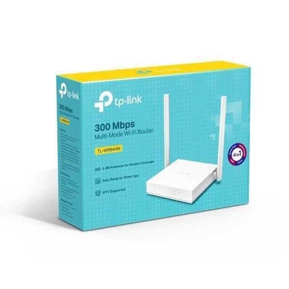 Routeur Wifi - TP-LINK - TL-WR840N - 300 Mbps - 4x LAN - 1x WAN - 2.4 GHz