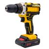 DW Yellow 21V Cordless Screwdriver: Lithium Battery, Rubber Grip, LED Light, Powerful Drill for Home Use