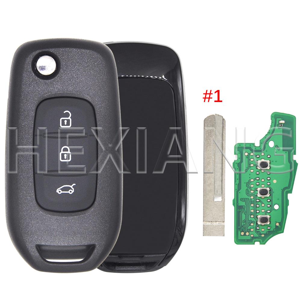 DR 4A Chip 433MHz Car Remote Flip Key CWTWB1G767 For Renault Kadjar Captur Megane3 Symbol Logan 2 Sandero 2 Dacia Duster