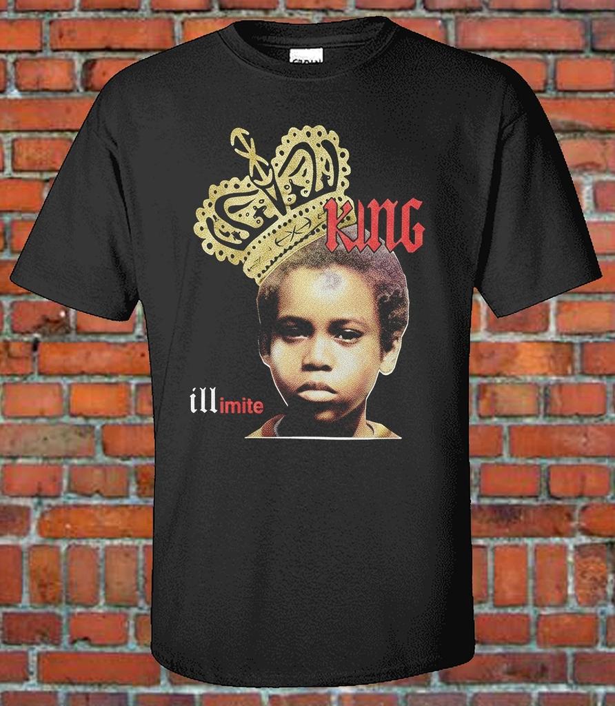 Vintage Style T-Shirt Retro Reproduction NAS King Hip-Hop Legend Graphic Tee