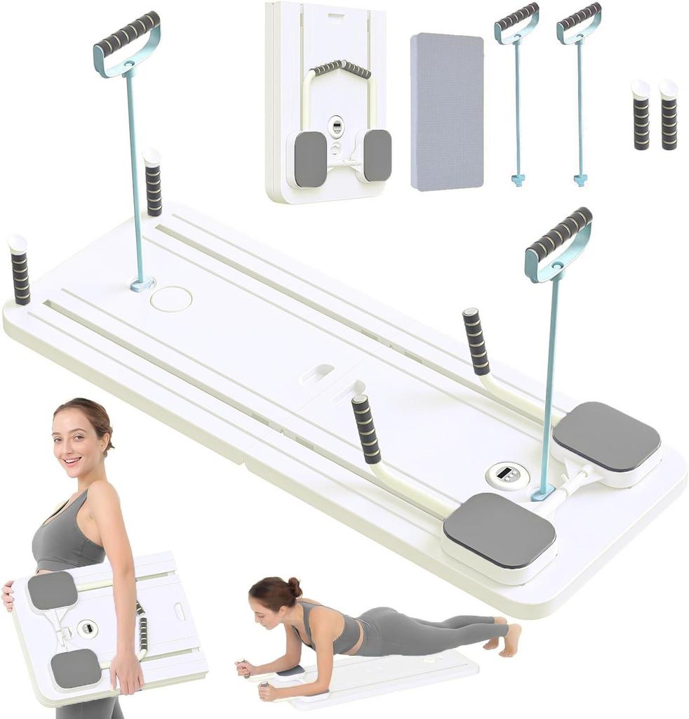 Foldable Multifunctional Fitness Board: Ab Trainer, Chest Muscle Trainer & Pilates Plank Device