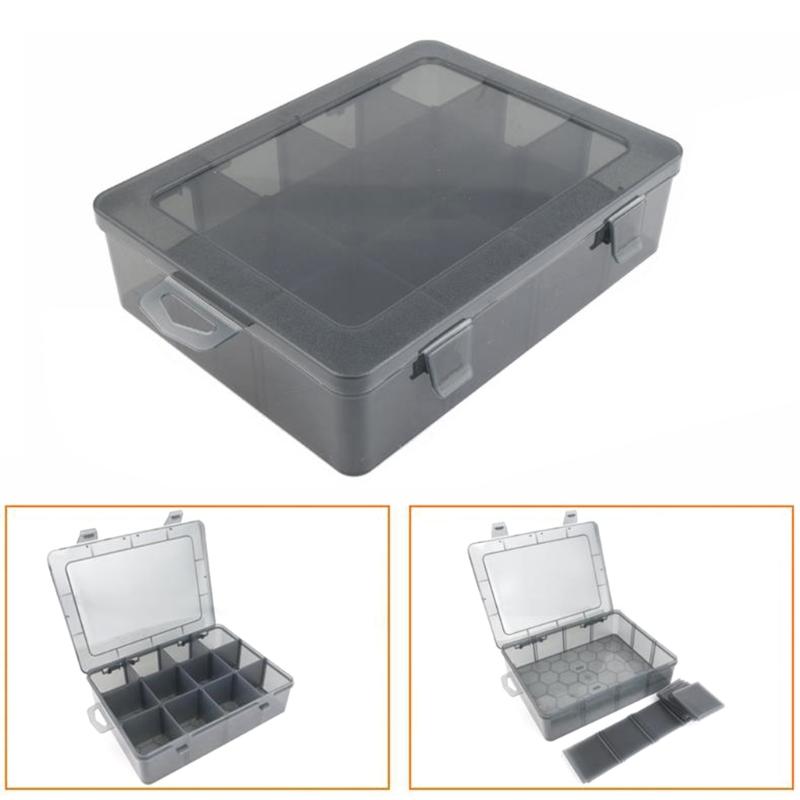 Organizador de Peças Pequenas 9/12/15/18/24 Compartimentos Organizador com Divisórias Removíveis para Ferragens Parafusos Porcas Pregos Contas