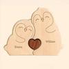 New Penguin Family Wooden Puzzle Decoration Customization Name Puzzle Accessories DIY Birthday Gift Thanksgiving Gift