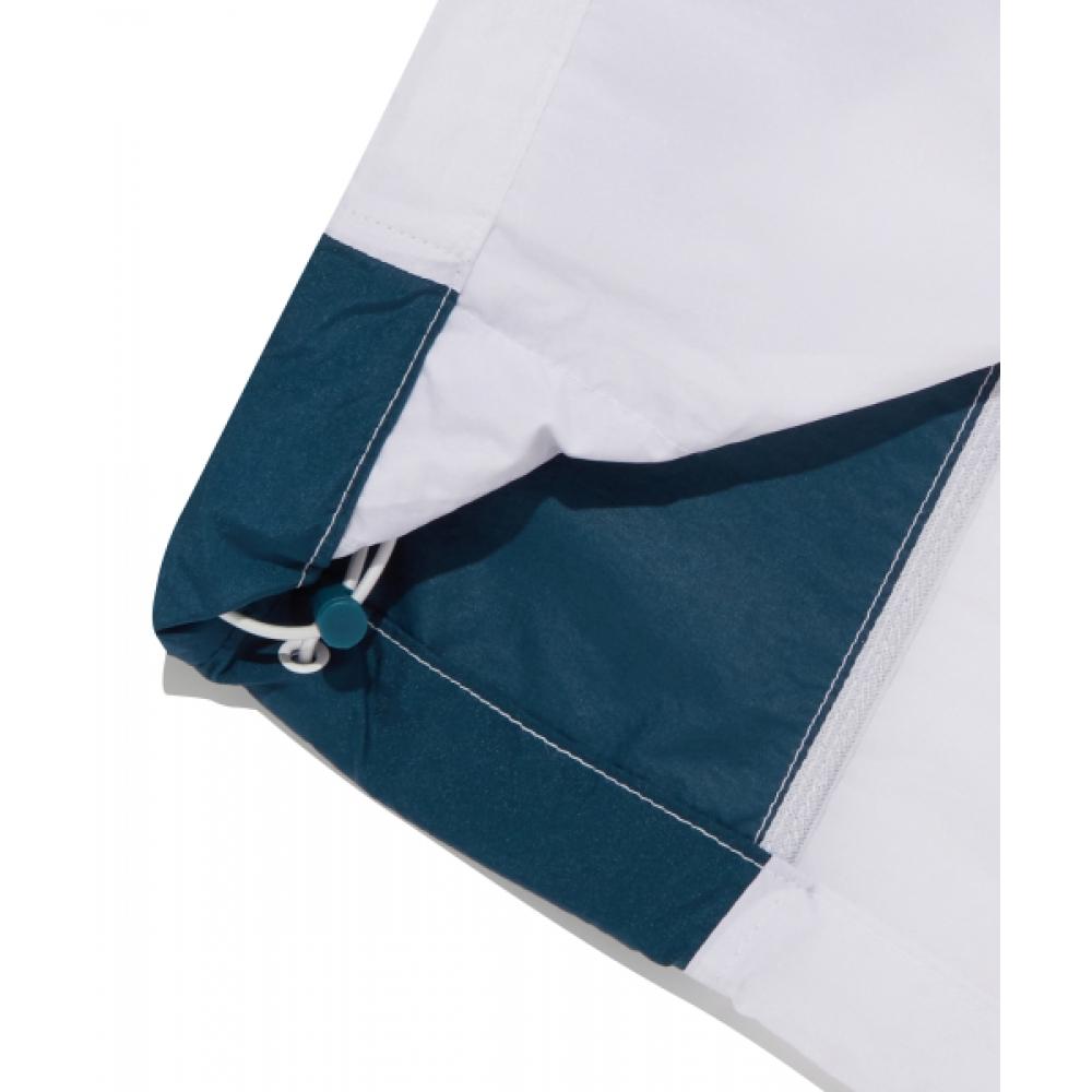 Reebok Mesh Hybrid Windbreaker   White  Turquoise