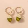 Cute Simulation Fruits Earrings for Women Grape Strawberry Apple Drop Earrings Girls Jewelry Gift