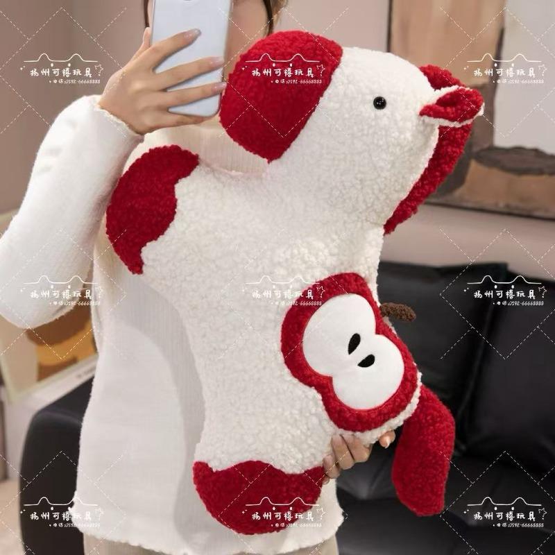 New horse mascot doll pony special-shaped throw pillow plush toy living room decoration ornament New Year's gift
