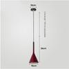 Nordic Wrought Iron Pendant Light - Modern Creative Single-Head Lamp for Restaurant, Bar, Bedroom, and Bedside.