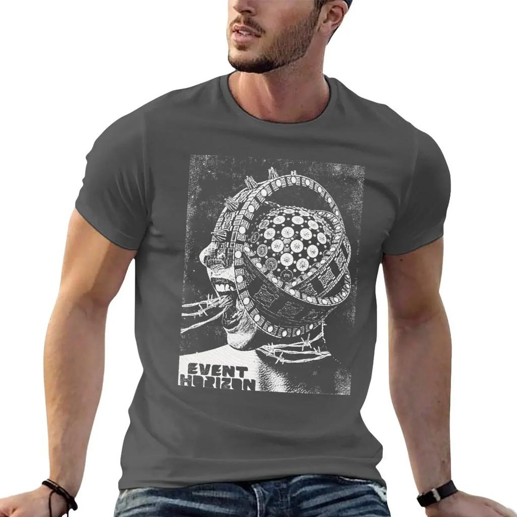 Event Horizon T-shirt Summer Top Sweat Oversized T Shirts for Men