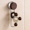 Stainless Steel Suction Cup Hook Antique Hair Ring Storage Hook Vertical Hook Shelf  Toilet