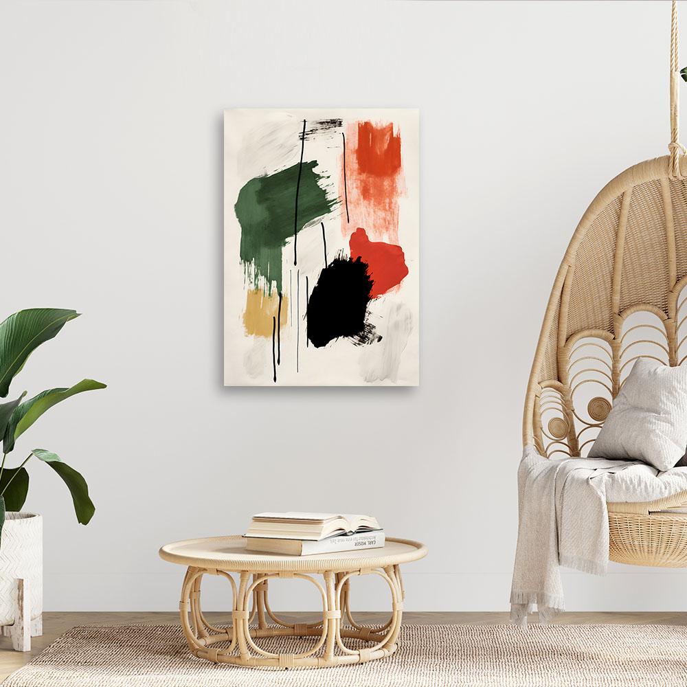 Canvas print, Abstract composition of colours