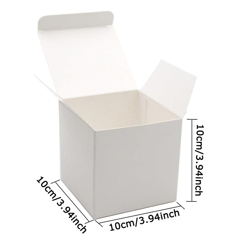 WTEMPO Foldable DIY Gift Boxes Daily Presents Handicrafts Packaging Boxes White Bridesmaid Proposal Boxes Party Favor Boxes
