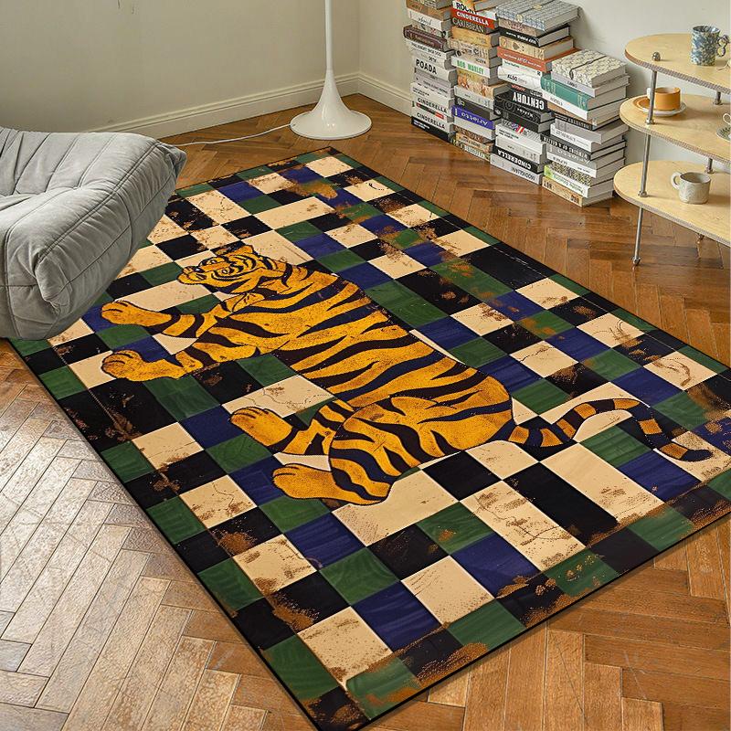 Home Decoration Abstract Carpet Modern TG Trend Large Carpets Study Room Soft Floor Mat Anti Slip Living Room Bedroom Decor Rug