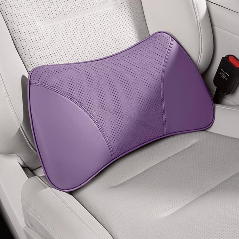 For Changan AVATR 06 07 12 Nappa Leather Car Headrest Neck Pillow Comfortable Seat Lumbar Support Waist Cushion Car Accessories