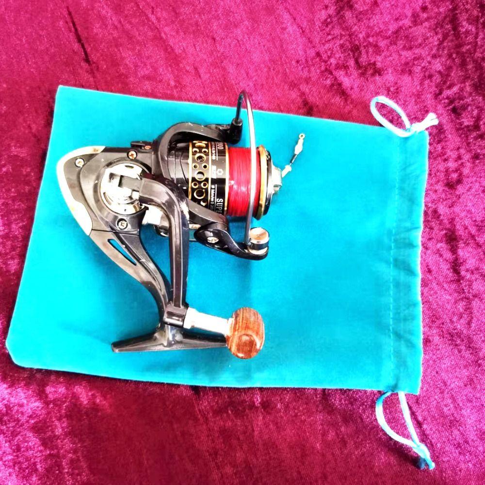 Protective Bag Fishing Reel Bag Fishing Wheel Storage Drawstring Reel Pouch Raft Fishing Wheel Bag