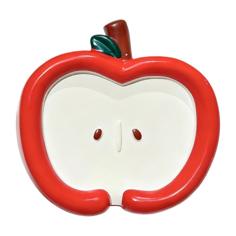 Plastic Soap Tray Soap Holder with Fruit Shape Drainage Efficiency Keep Soap Dry for Home Bathroom Use Home Decoration 1