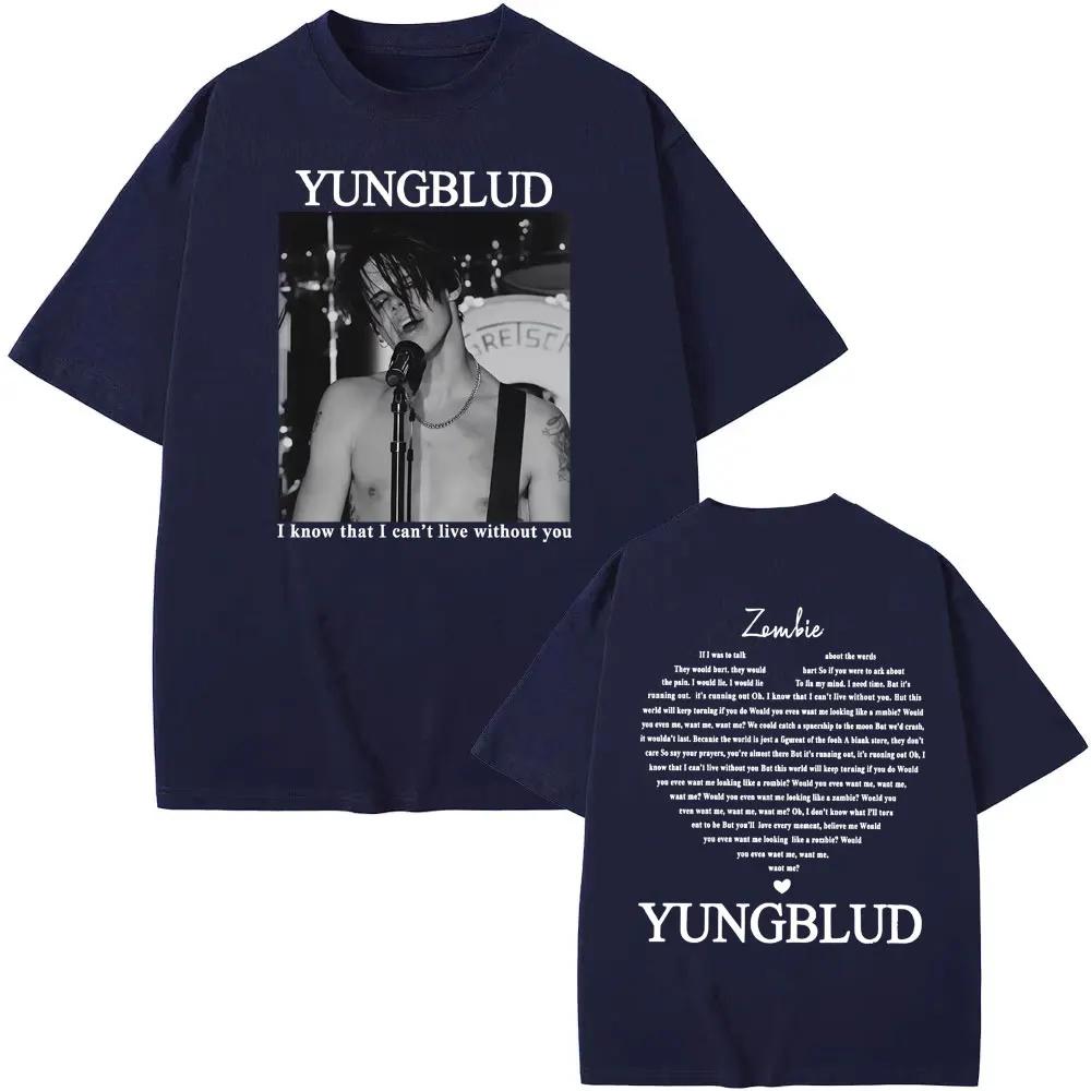 

Yungblud Zombie Rock Band Graphic TShirt Unisexs Hip Hop Retro Music Fan Apparel Tshirts Unisex Casual ONeck High Quality T Shirt S