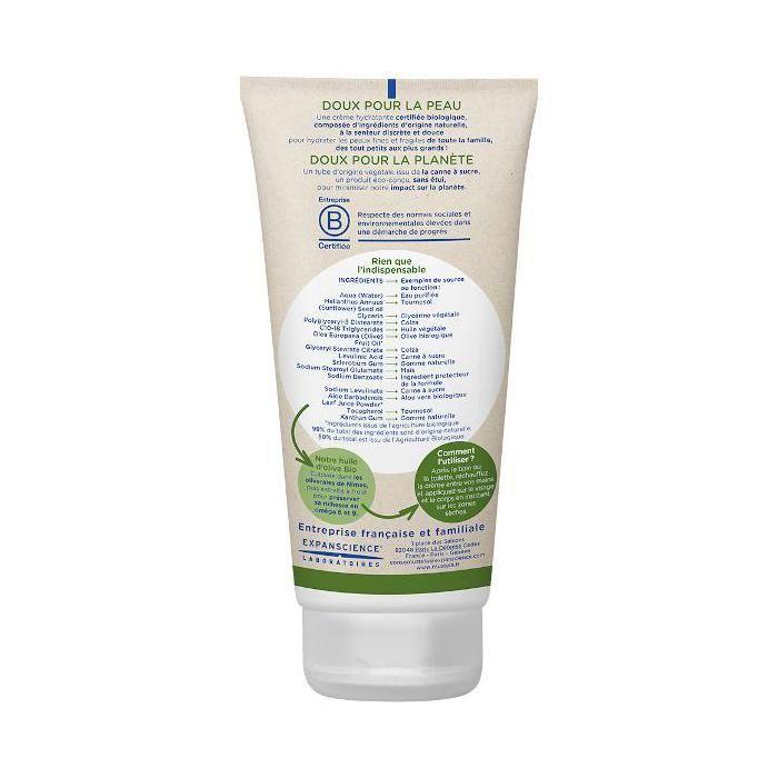 Crème Hydratante - Mustela - Bio - 150ml - Hypoallergénique - Pour Bébé Et Toute La Famille