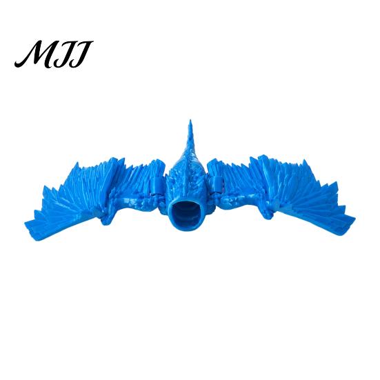 Realistic Texture Monster 3D Printed Sea Eater Toy, Flexible Movable Joints Articulated Creature Deep Monster, Stress Relief Toys for Desktop