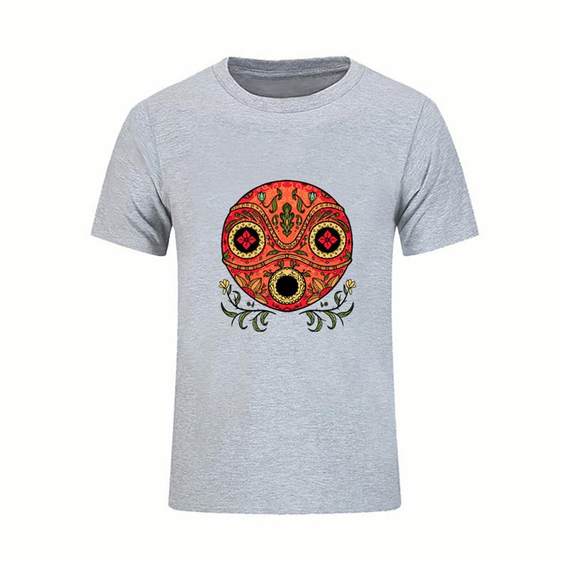 Designer Herren T-Shirt Lustig Dia De Los Mononoke 3D Gedrucktes Männliches Oberteil T-Shirts