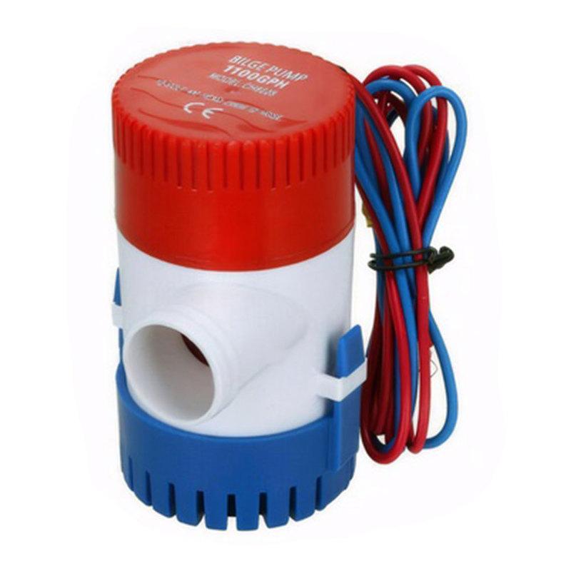 Погружной трюмный насос 1100GPH 12V Погружной лодочный морской трюмный насос Морской электрический трюмный насос для рыболовных судов RV Морской