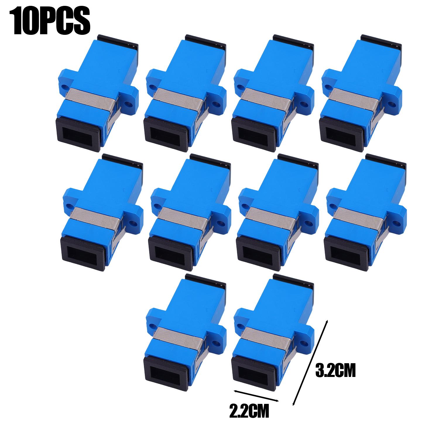 

10-40Pcs Fiber Optic Connector Adapter SC/UPC Flange Singlemode Simplex SC-SC APC UPC Coupler Network Internet Cable Connectors