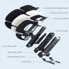 Durable Lumbar Cushion Three-stage Solid Color Car Seat Chair Lumbar Back Support Driver Seat Back Car Lumbar Support