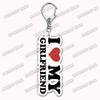Custom I Love You My Fictional Boyfriend Awesome Girlfriend Keychain Emo Boys Hot Wife Mom Dad Key Ring Keychains Bf Gf Gifts