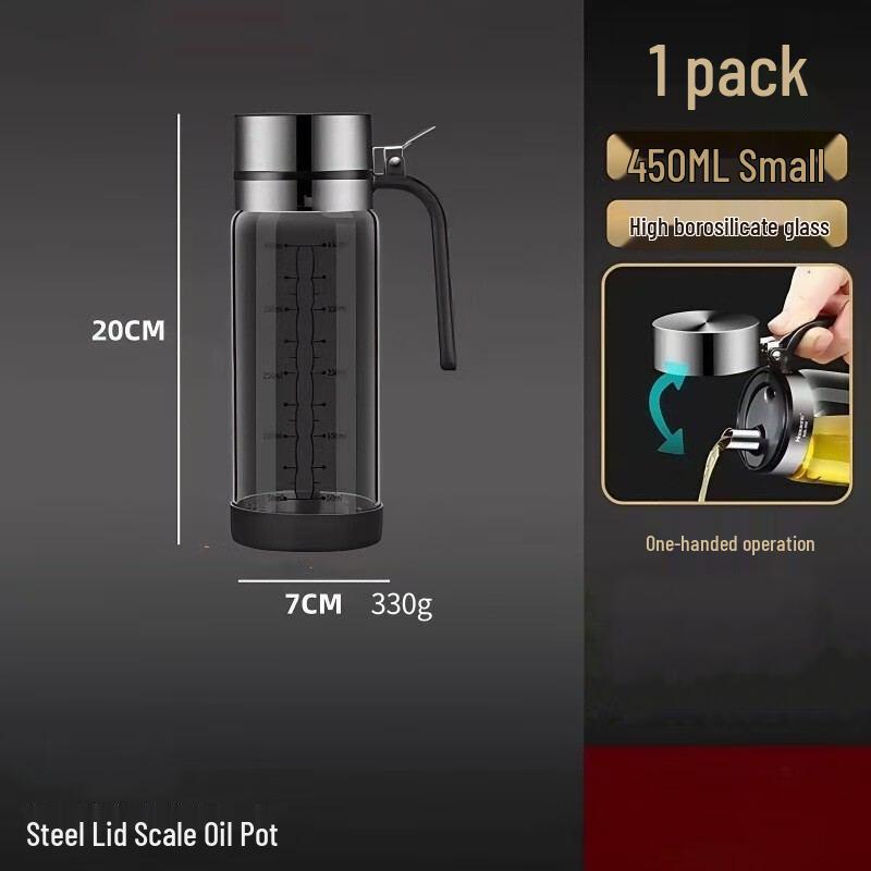 ZISIZ Verdicktes Bleifreies Glas Öl- & Essigspender Set