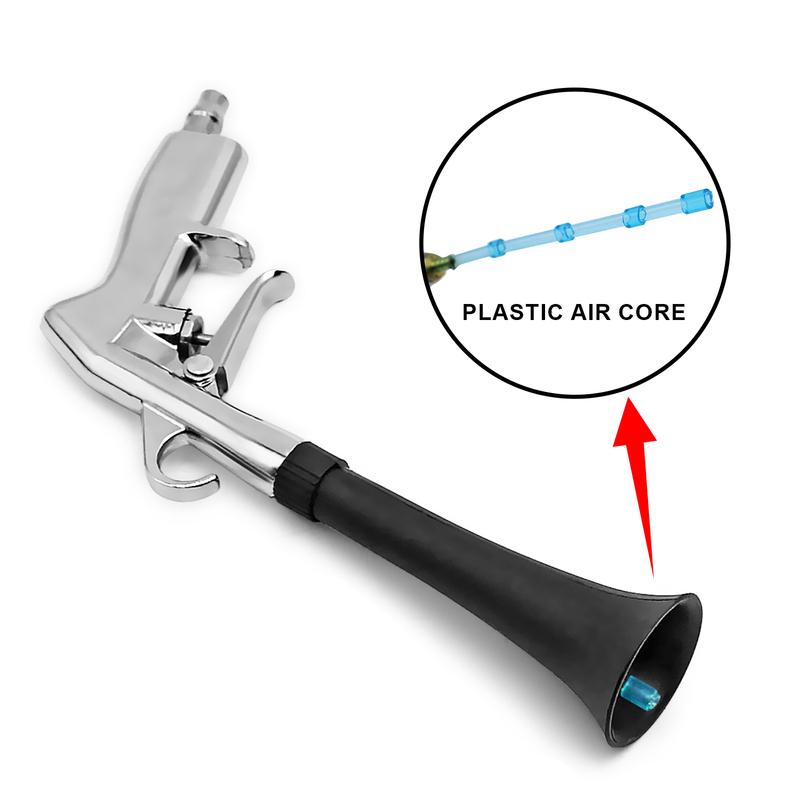 

Car Dry Cleaning High Pressure Gun With 2 Nozzles Interior Detailing Cleaning Tools Tornador Air Blow Car Wash Gun Dust Blowing