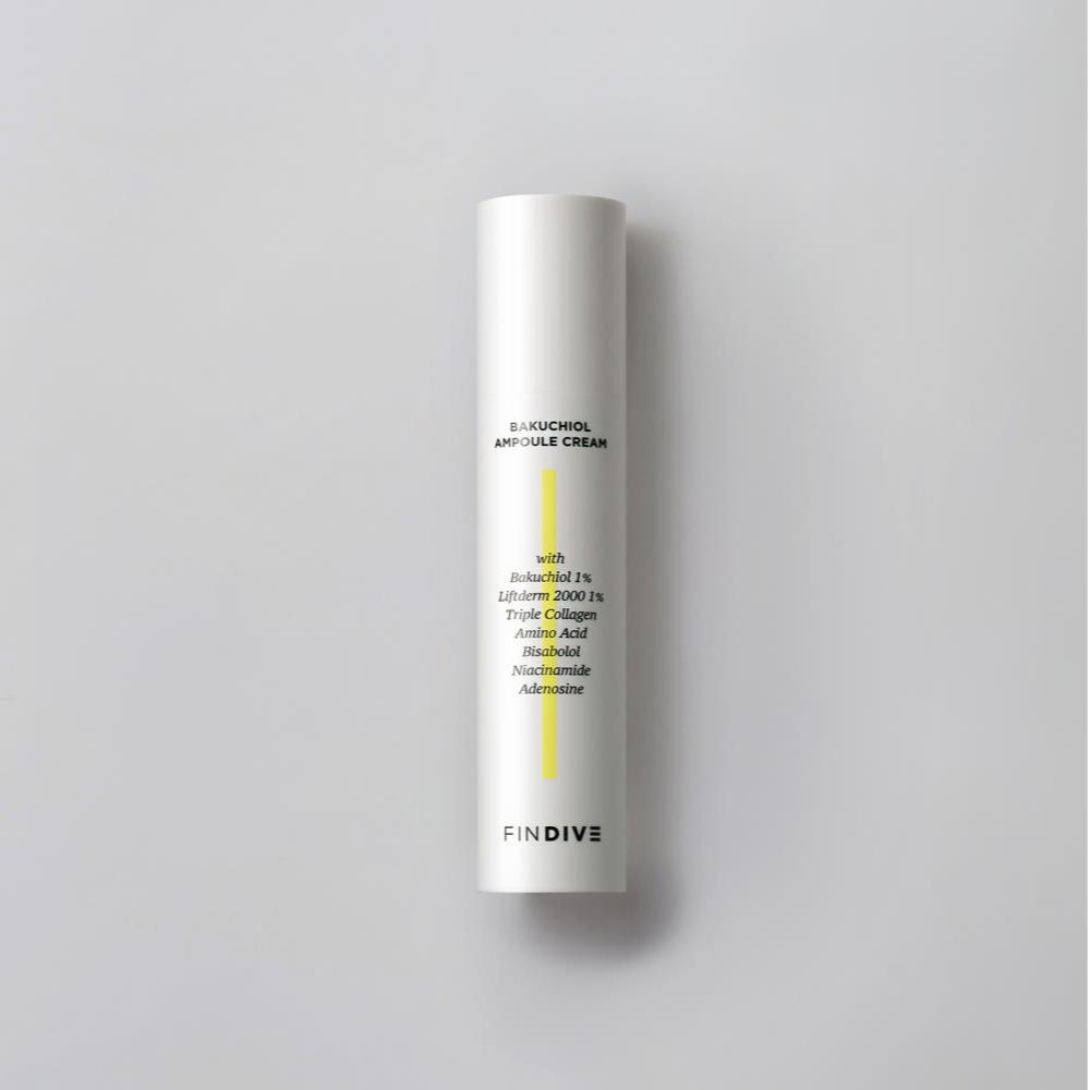 Findive Bakuchiol Ampoule Cream 50ml Anti Aging Firming Wrinkle Care K-Beauty
