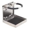Fold Up Cup Holder Adjustable 53‑80mm Marine Stainless Steel Drink Holder for Boat Truck