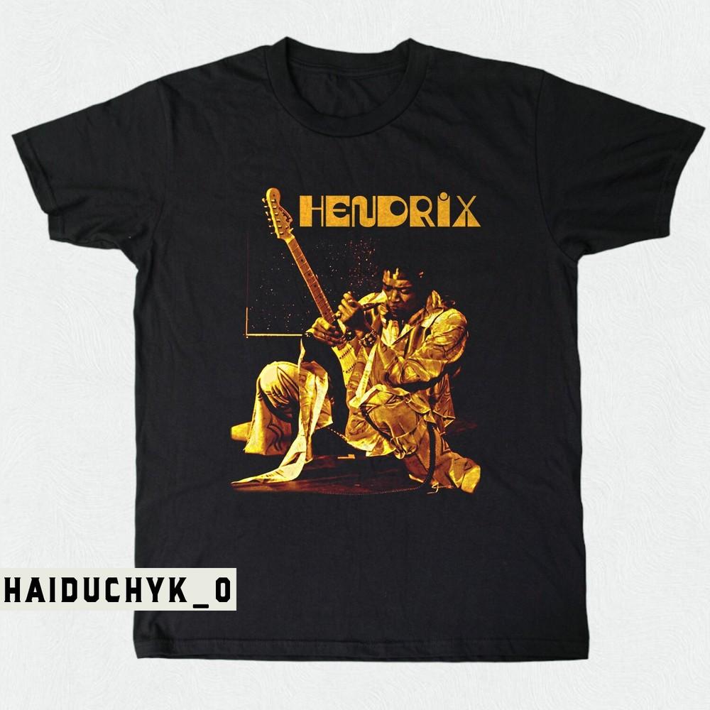 Jimi Hendrix Live At The Fillmore Unisex Black T-shirt S-5XL Unisex T-Shirt XXL