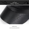 Autumn & Winter Women's Retro PU Leather Solid Color Beret - Versatile Korean Style Painter Octagonal Hat