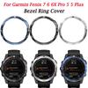 Anelli Lunetta Custodia Metallica Per Garmin Fenix 7 7X 6 6X Pro 5 5 Plus Copertura Anello Cinturino Protezione Anti-graffio Fenix 6 6X Zaffiro