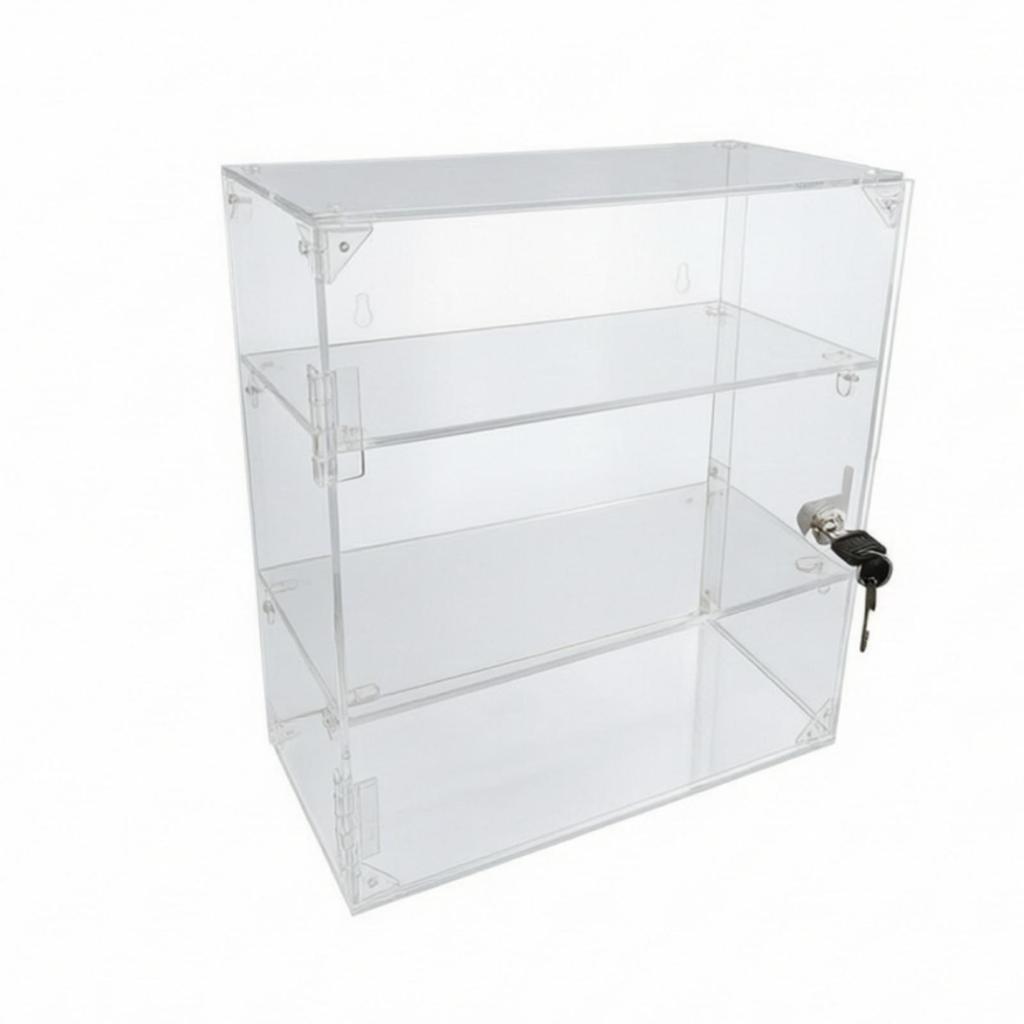 Acrylic Display Cabinet with Lock Detachable for Retailers