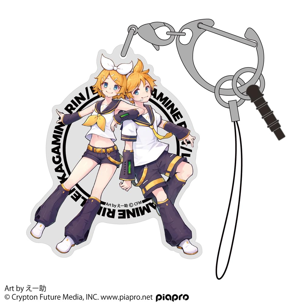 COSPA Kagamine Rin Len Acrylic Esuke [Official] & Multi-Keychain Ver.