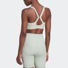adidas Yoga Training Medium Support Sports Bra Women Underwear Linen-Green HM6392