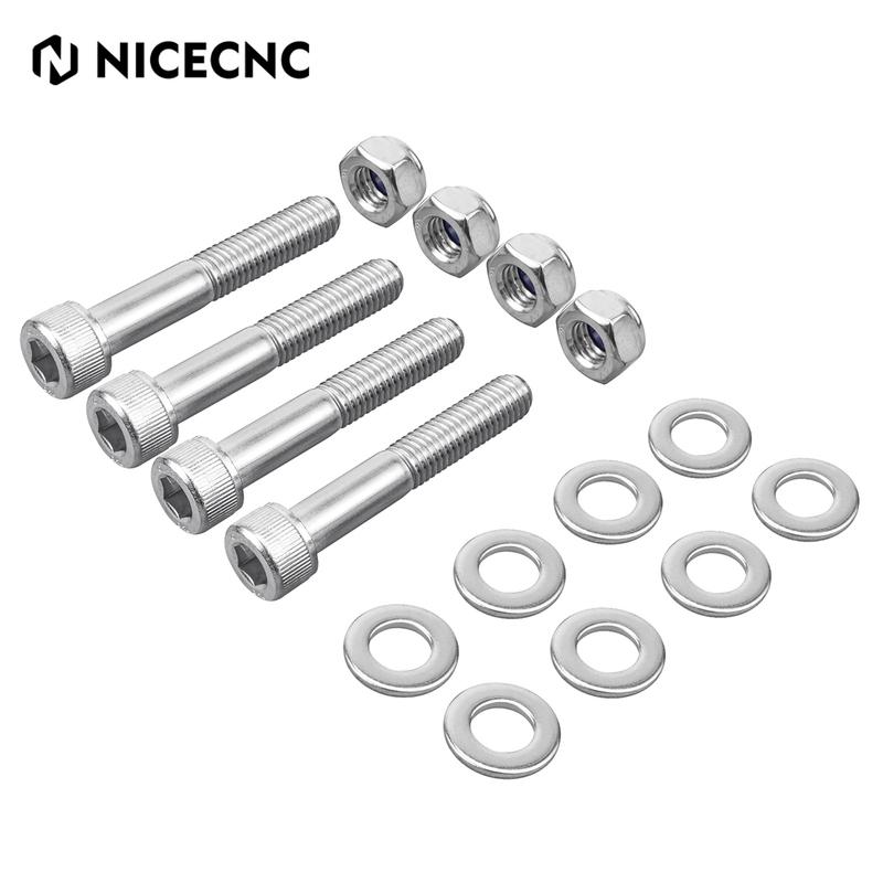 NICECNC For Banshee 350 Front Shock Bolts 304 Stainless Steel For Yamaha Banshee 350 YFZ350 CNC-machined ATV Accessories