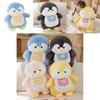 Adorable Penguin Plushie Soft And Cuddly Stuffed Toy For Girlfriend Comfort Doll And Kitty Sibling