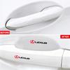 8Pcs Car Door Bowl Handle Protective Sticker Anti-collision Strip For Lexus F SPORT ES RX NX LS UX LM LX GX LC RZ IS CT GS RC HS