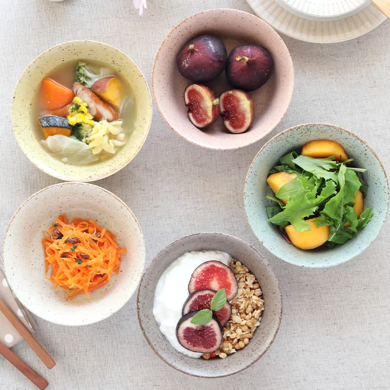 Geschirr East Salatschüssel 15cm Pastell Matt Leichtes Geschirr Rosa