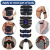 Estimulador Muscular Inalámbrico 5 en 1:Recargable por USB, 19 Velocidades, Fitness para Todo el Cuerpo, Entrenamiento Abdominal y de Cadera, Masajeador Miofascial